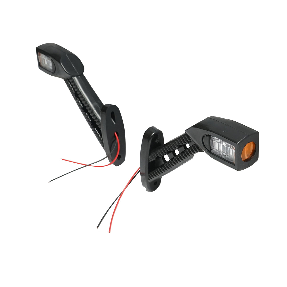 LED side marker lights with arm 24V, red-white-yellow