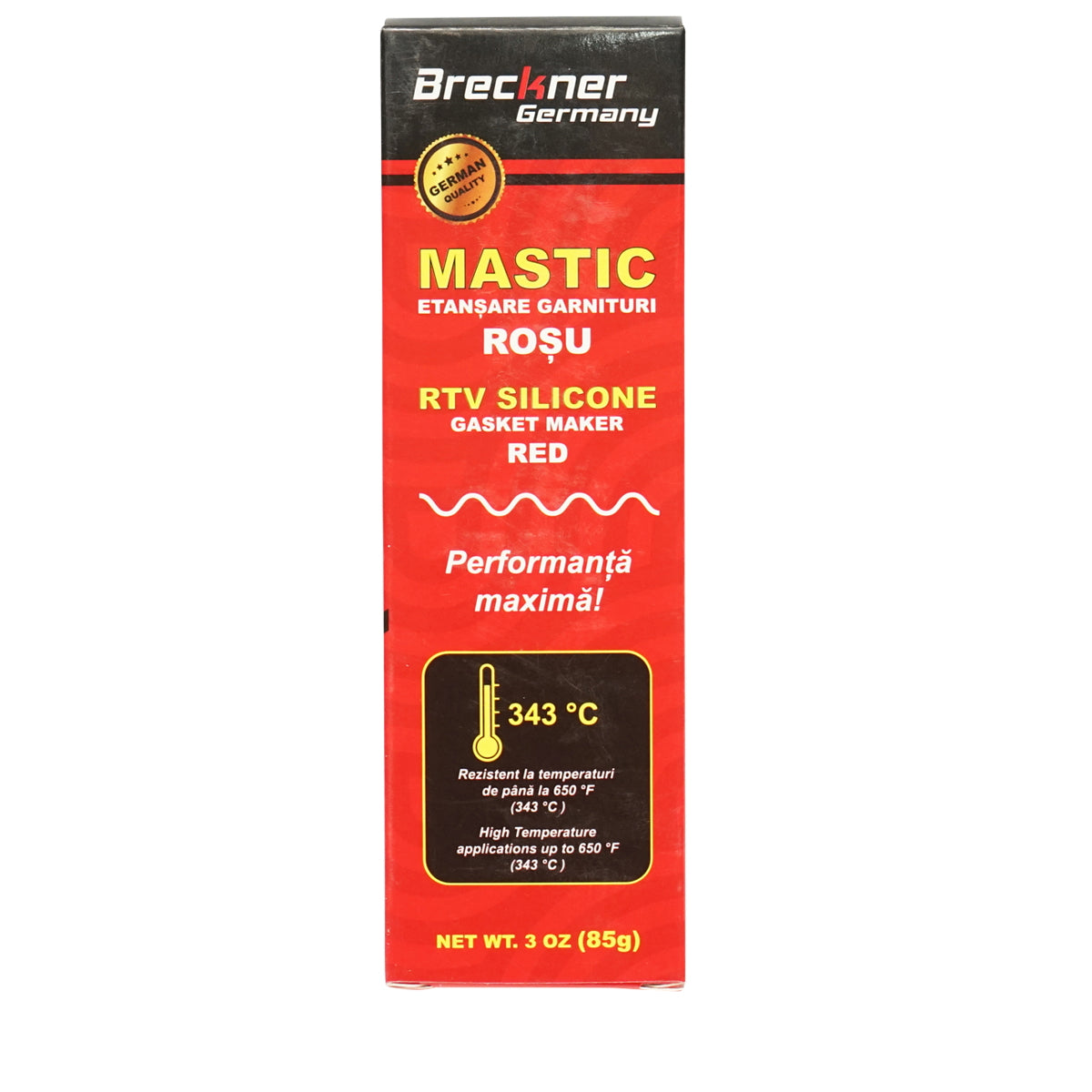 Silicone sealing gasket red 85g high temperature 343 degrees