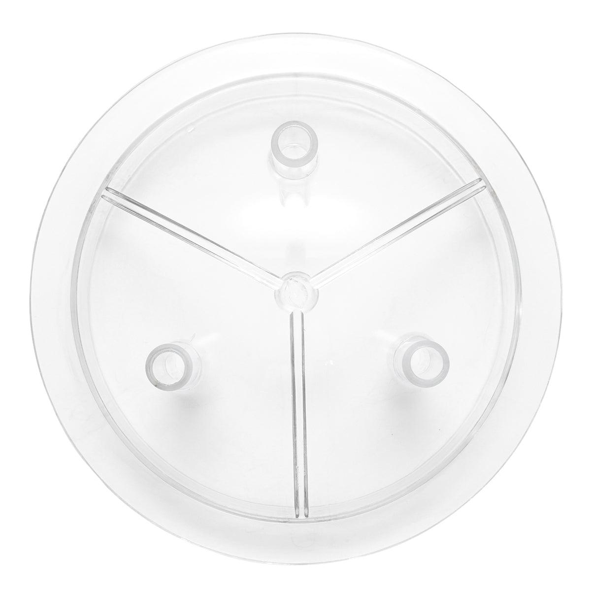 Transparent lid for 40L bottle with 3 outlets for cow milking machine Breckner Germany