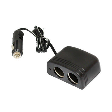 Double car cigarette lighter extension