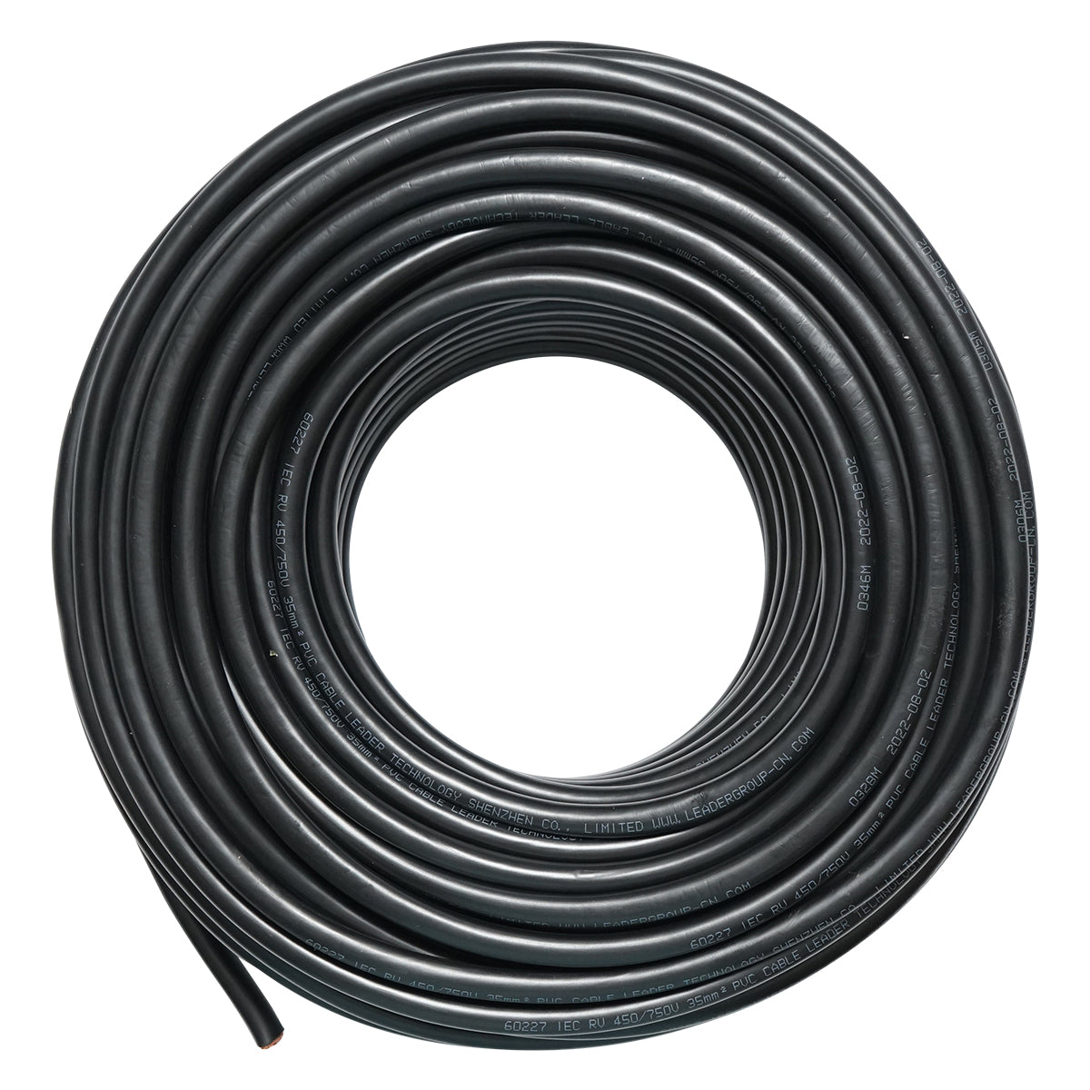 1x35mm power cable with stranded copper for battery, welding RV-K 450/750V 50m roll Breckner Germany