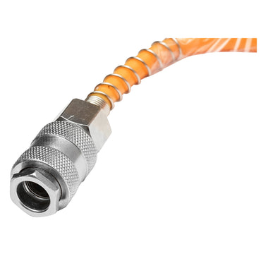 compressor hose 15 meters spiral with universal quick couplings Hoteche