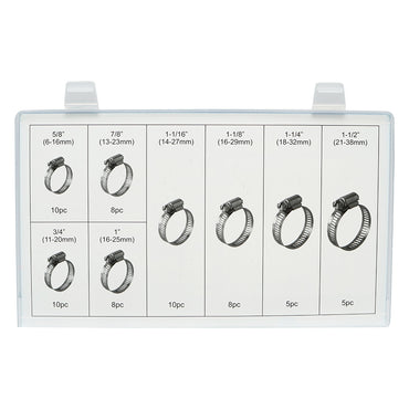 Clamping collar tool kit with screws 64 pieces Breckner Germany