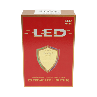 Set of 2 H7 LED car bulbs, 60W, 12-36V cold white light