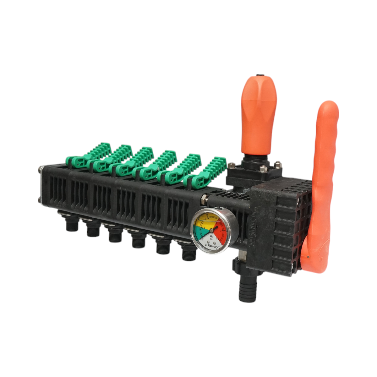 Herbicide distributor with 6 horsepower, glycerin manometer 25 bar