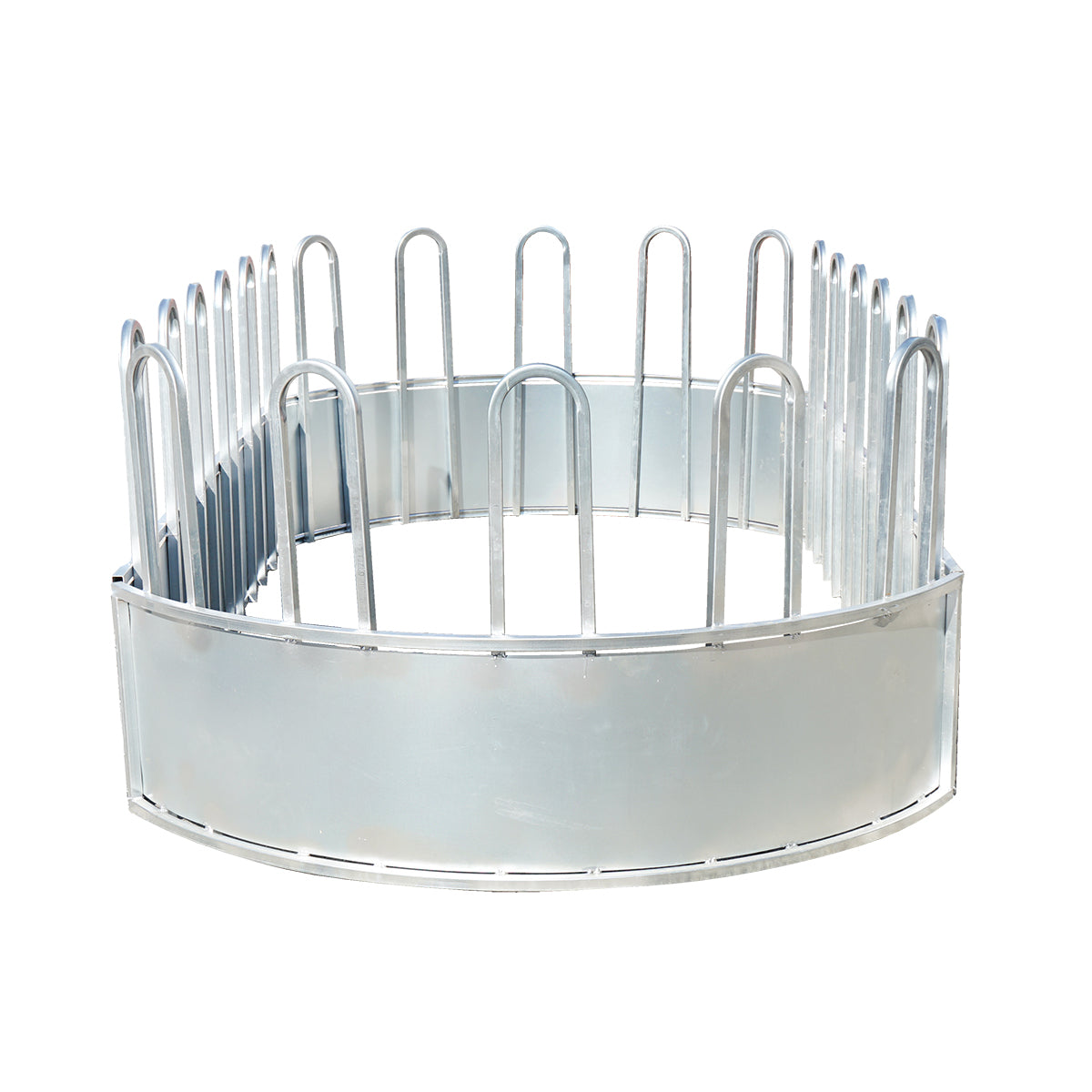 Hay feeding trough for animals oval for 22 bales 3.4x1.7x1m