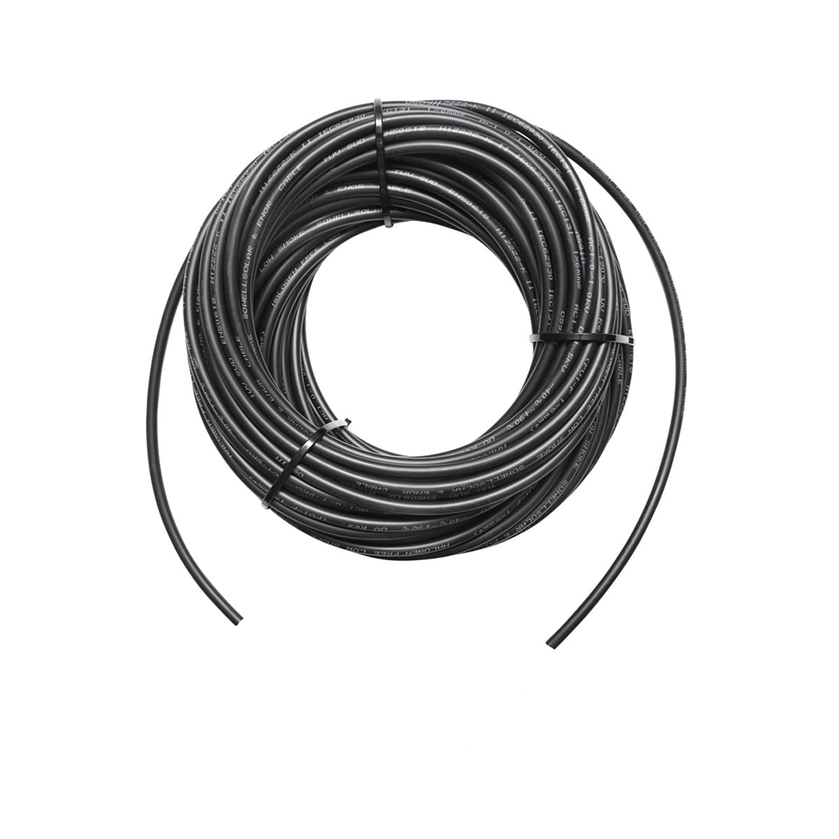 Solar panel cable 4mmx10m black 1.5KV, H1Z2Z2-K Breckner Germany