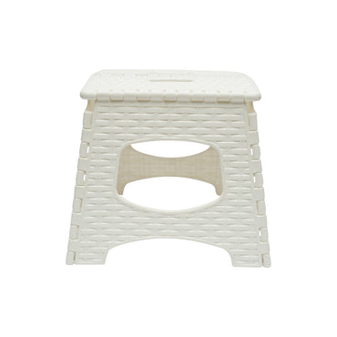 White foldable plastic chair 286X325X270 mm