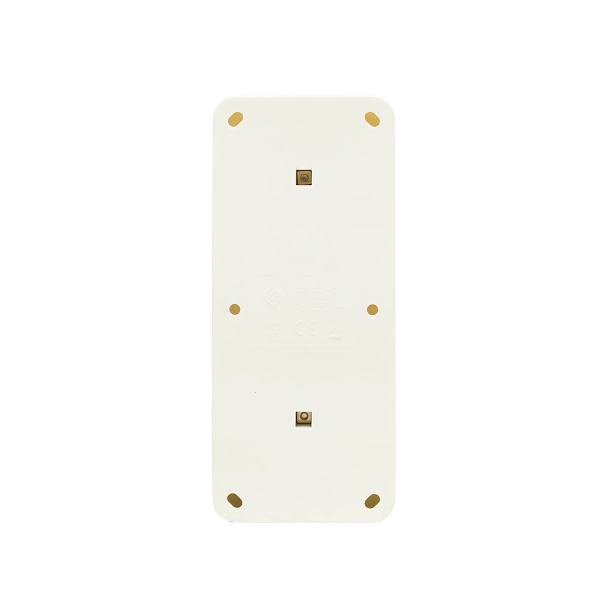 Schuko socket with 3 inputs, white grounding for 16A, 250V, applied with child protection Breckner Germany