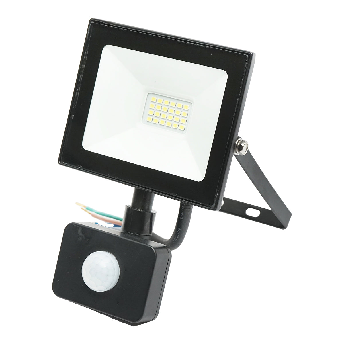 20W LED projector, 1800lm, 6400K, IP44 power supply 220V-240V with motion sensor Breckner Germany