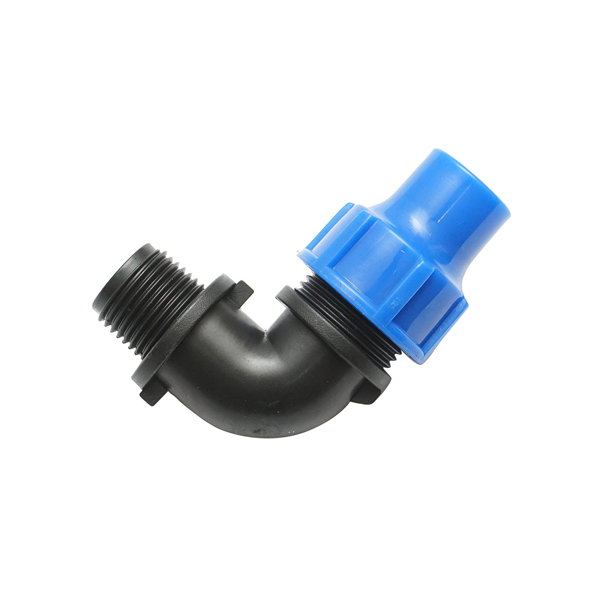 Cot compression fitting with external thread D16mmx1/2 for irrigation systems