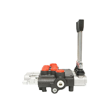 Hydraulic distributor with 3 levers, 2 float positions, 80L/min.