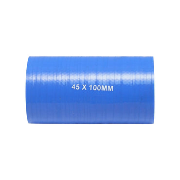 Cooling hose straight 45x100mm silicone with textile insert Breckner Germany