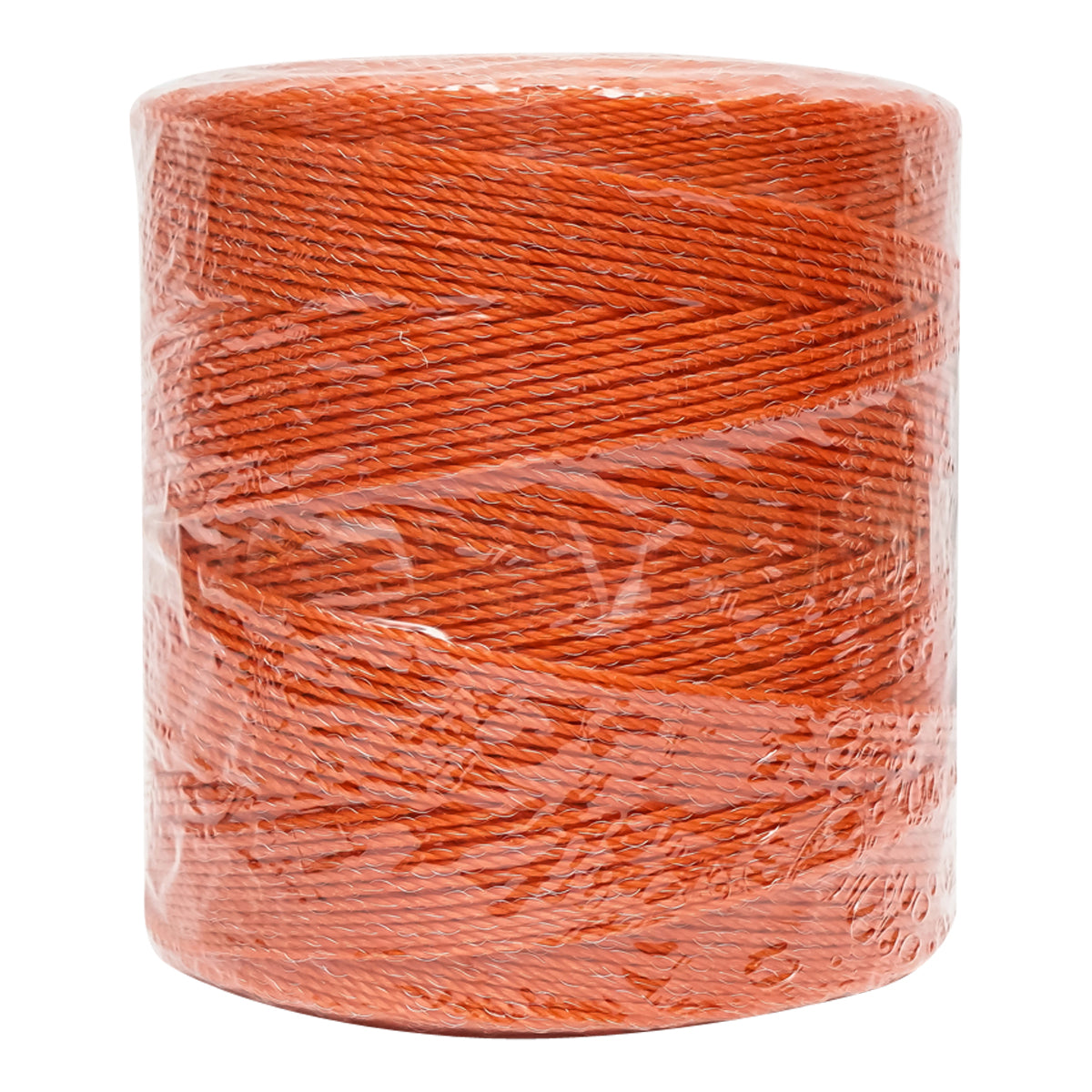 Roll of orange wire 2.5mm. 3x0.15mm. SS, resistance 7.4 Ohm/m, 1000m electric fence Breckner Germany