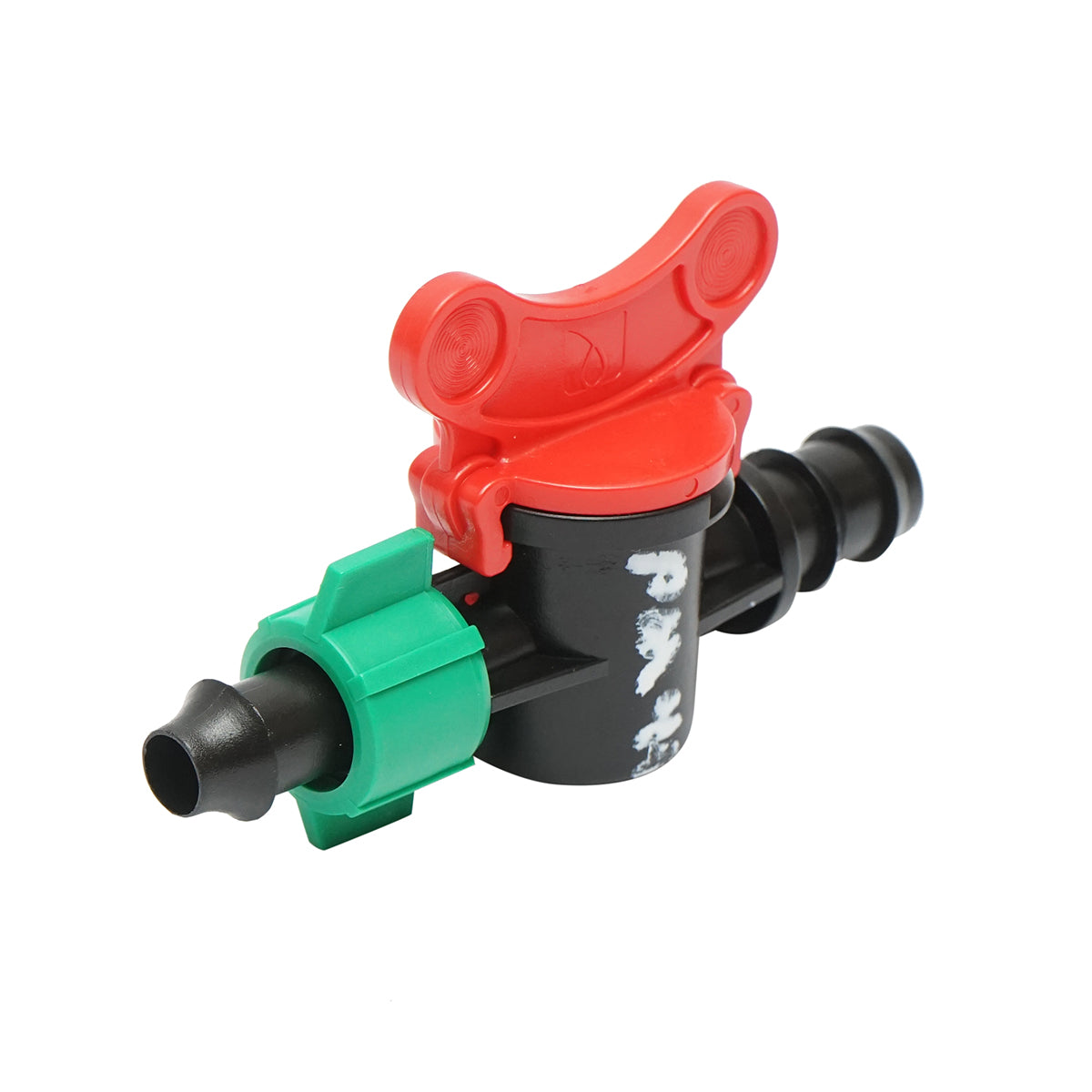 Tube tap, D16mm drip tape with nut for irrigation systems.