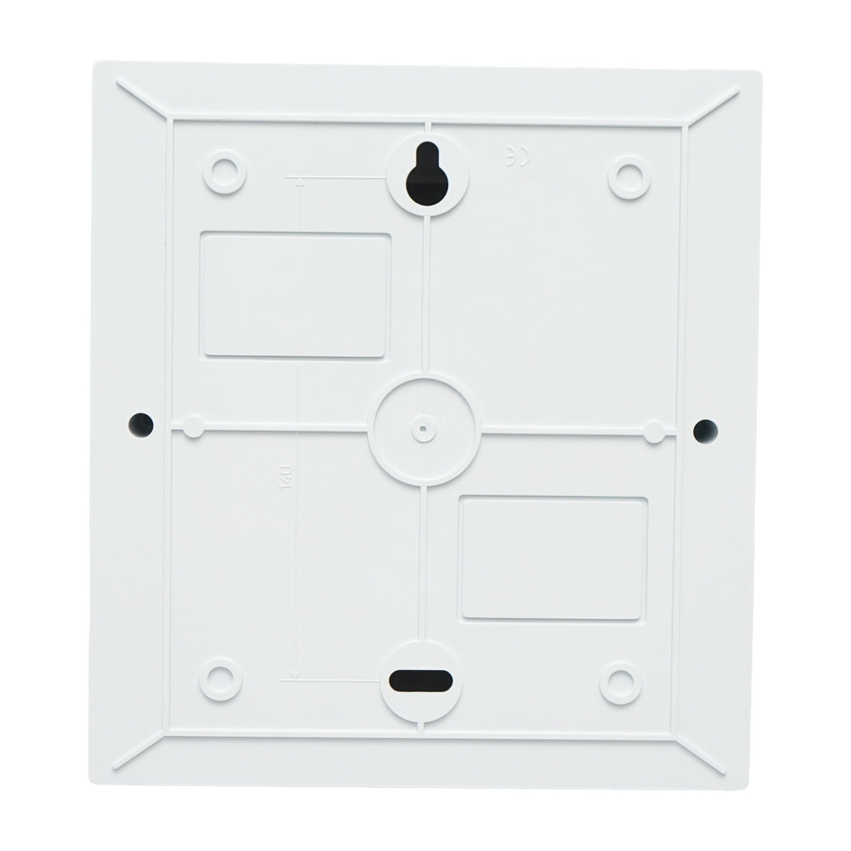 Single row fuse board, 8 module 200x185x95mm IP40