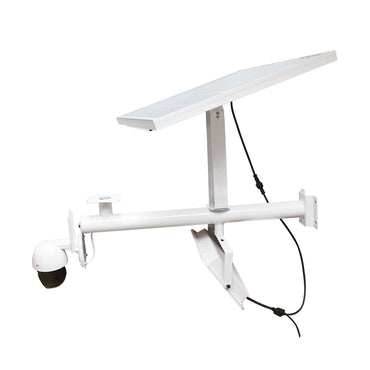 300W LED projector surveillance camera, battery, 60W solar panel, and remote control Breckner Germany