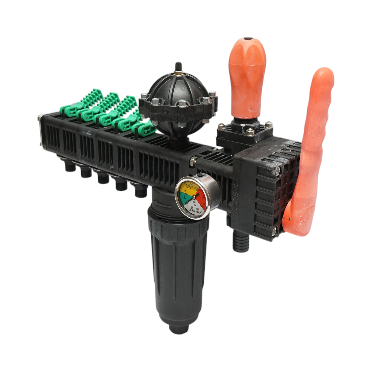 Herbicide distributor with 5 horsepower, filter and glycerin manometer 25 bar