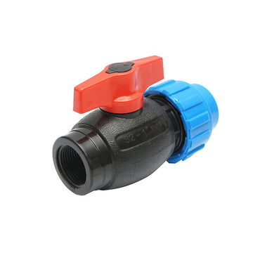 Ball valve fitting with internal thread D32x1, PN16, for irrigation systems