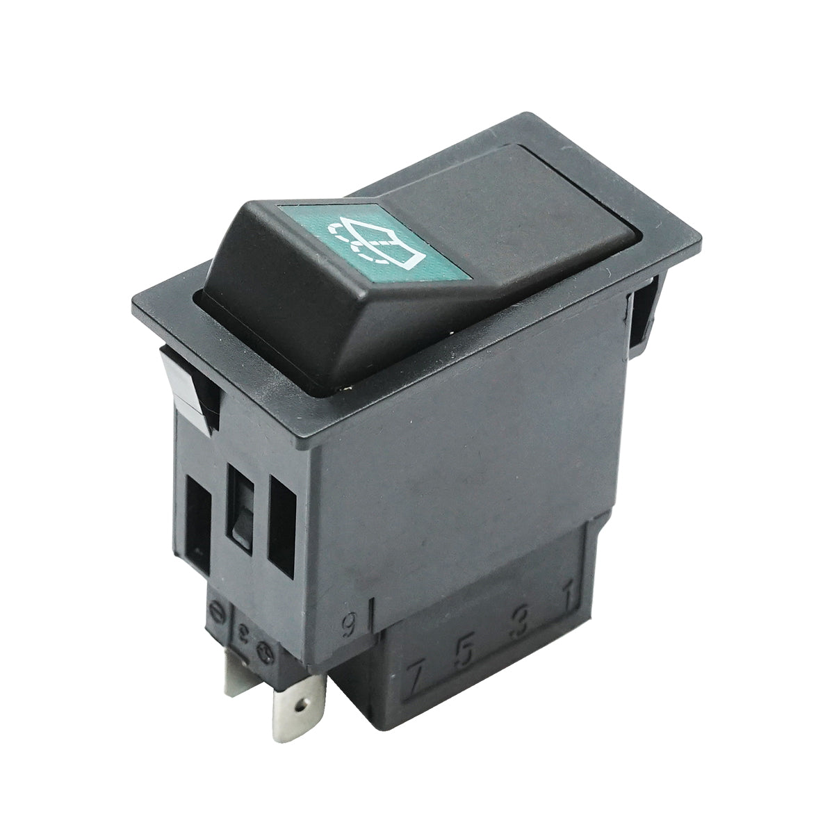 Switch, liquid switch universal windshield wiper