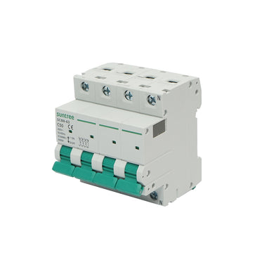 Automatic circuit breaker 3P+N, 50A 400VAC Suntree