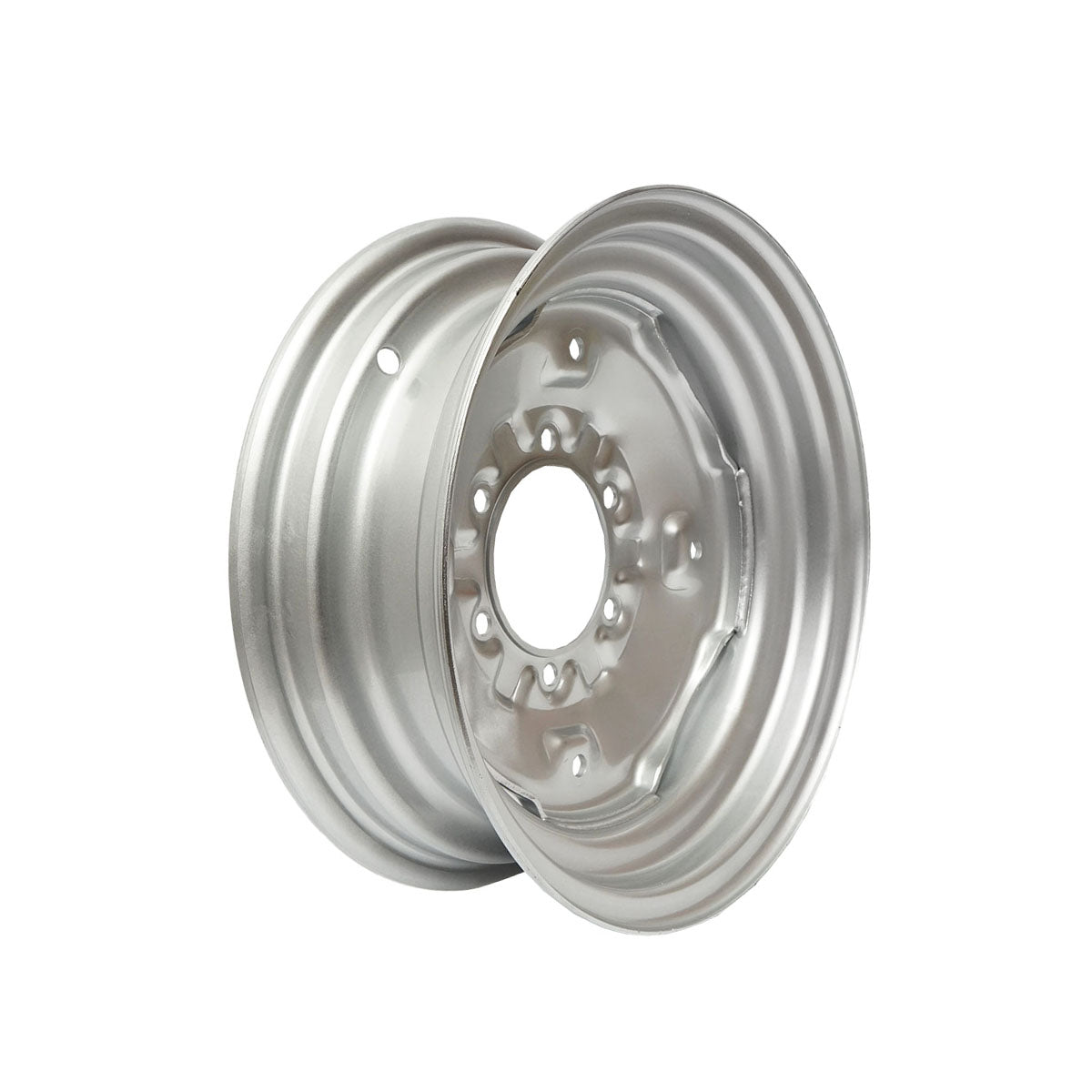 Front wheel rim R16 for Case IH, Fiat, Massey Ferguson, John Deere OEM codes 3114166R91, 1660769M91, 1678319M92, 1678319M92, 1691618M92, 1693421M92, 1883333M92, 151734R91, JD3039