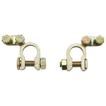 Set of copper battery terminals Cu+ Breckner Germany