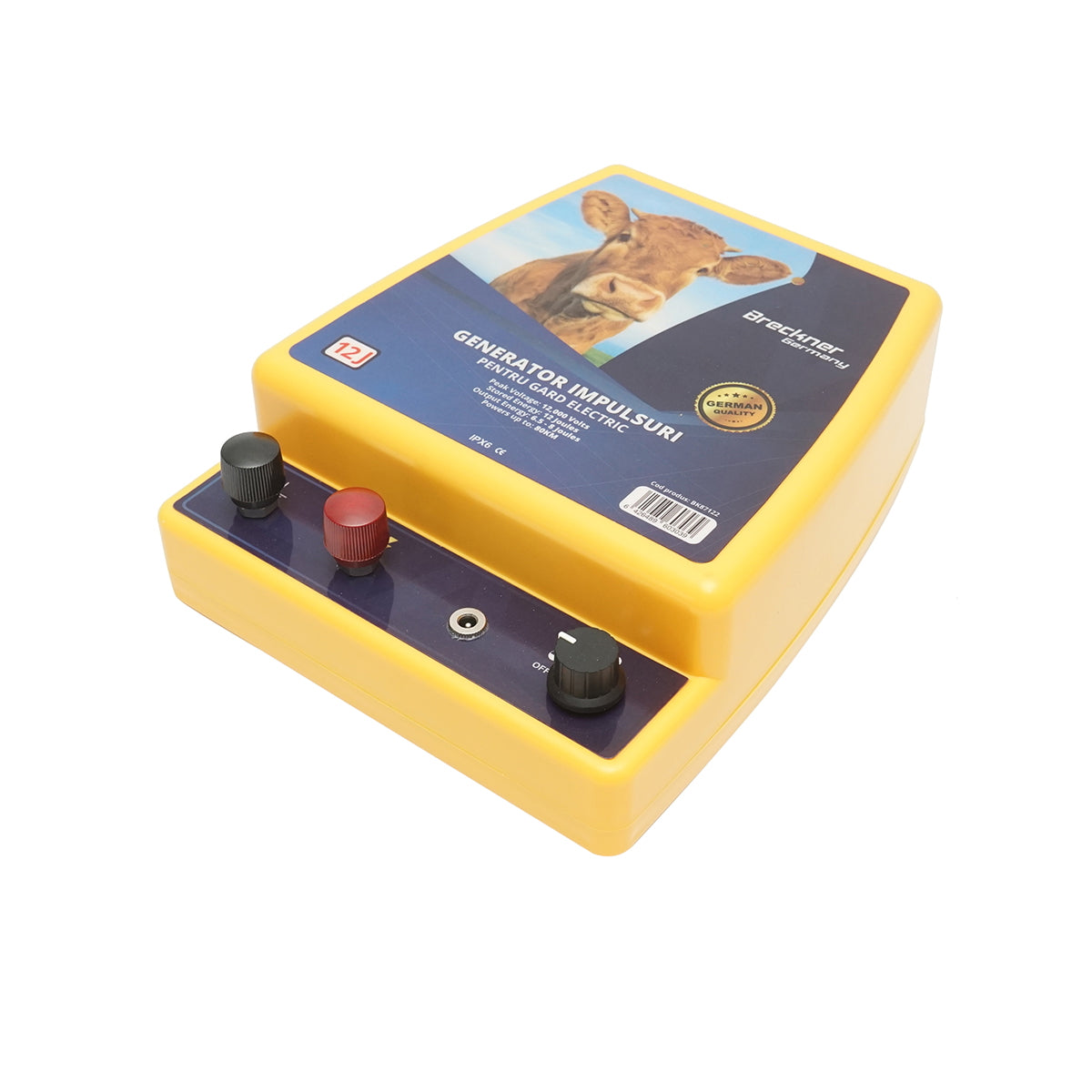 12 Joule impulse generator device for electric fence 12V/220V Breckner Germany