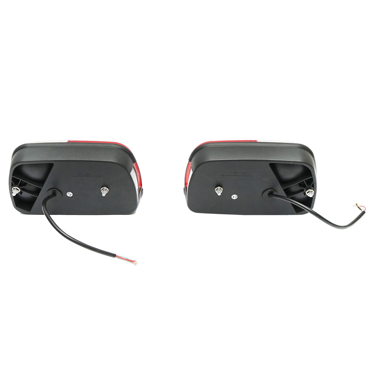 Set of rear lights for truck left/right with 12V bulb Breckner Germany