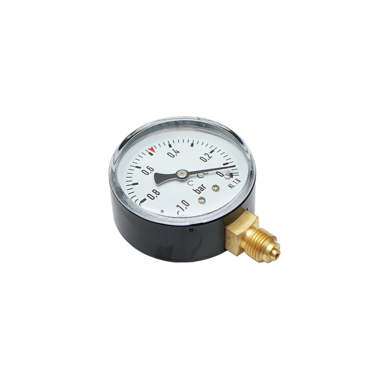 Black vacuum gauge fi 63mm for cow milking machine Breckner Germany