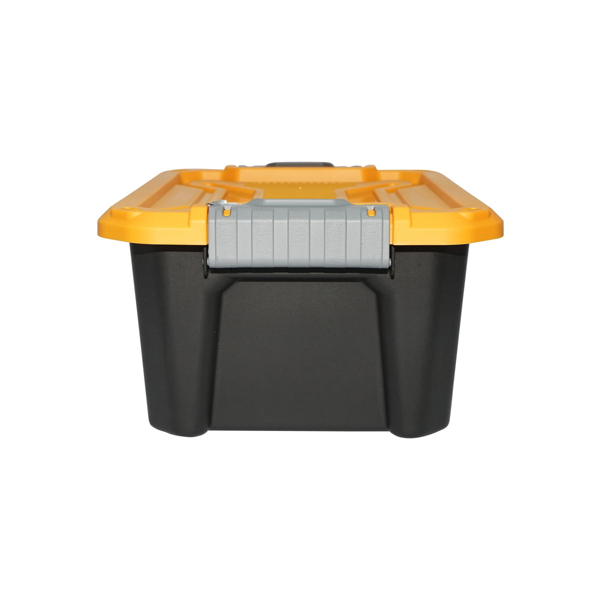 Box, heavy duty storage box 12L with lid, yellow 385x295x175mm Breckner Germany