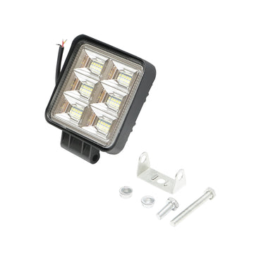 Square LED projector with 6 SMD zones 64W 12V/24V 10-30V Breckner Germany