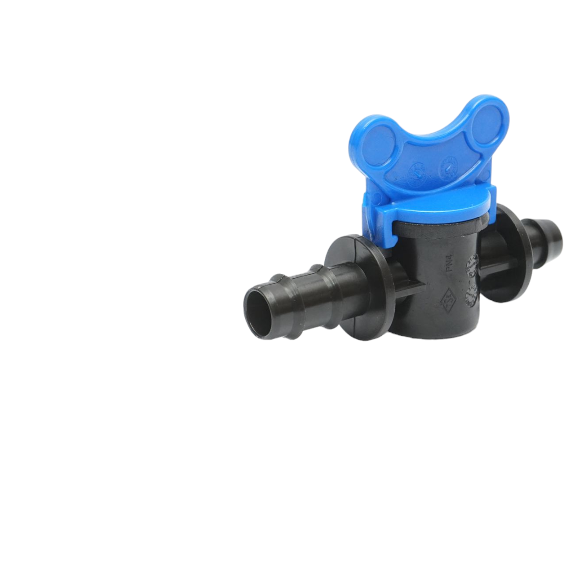 Drip tube faucet D16x16mm, PN4 for irrigation systems