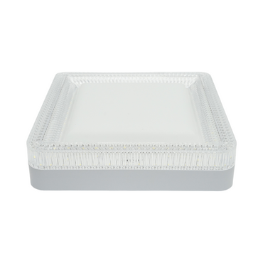 LED ceiling light 24W, 220V, cool light 6500K, square body 180x180x40mm IP20