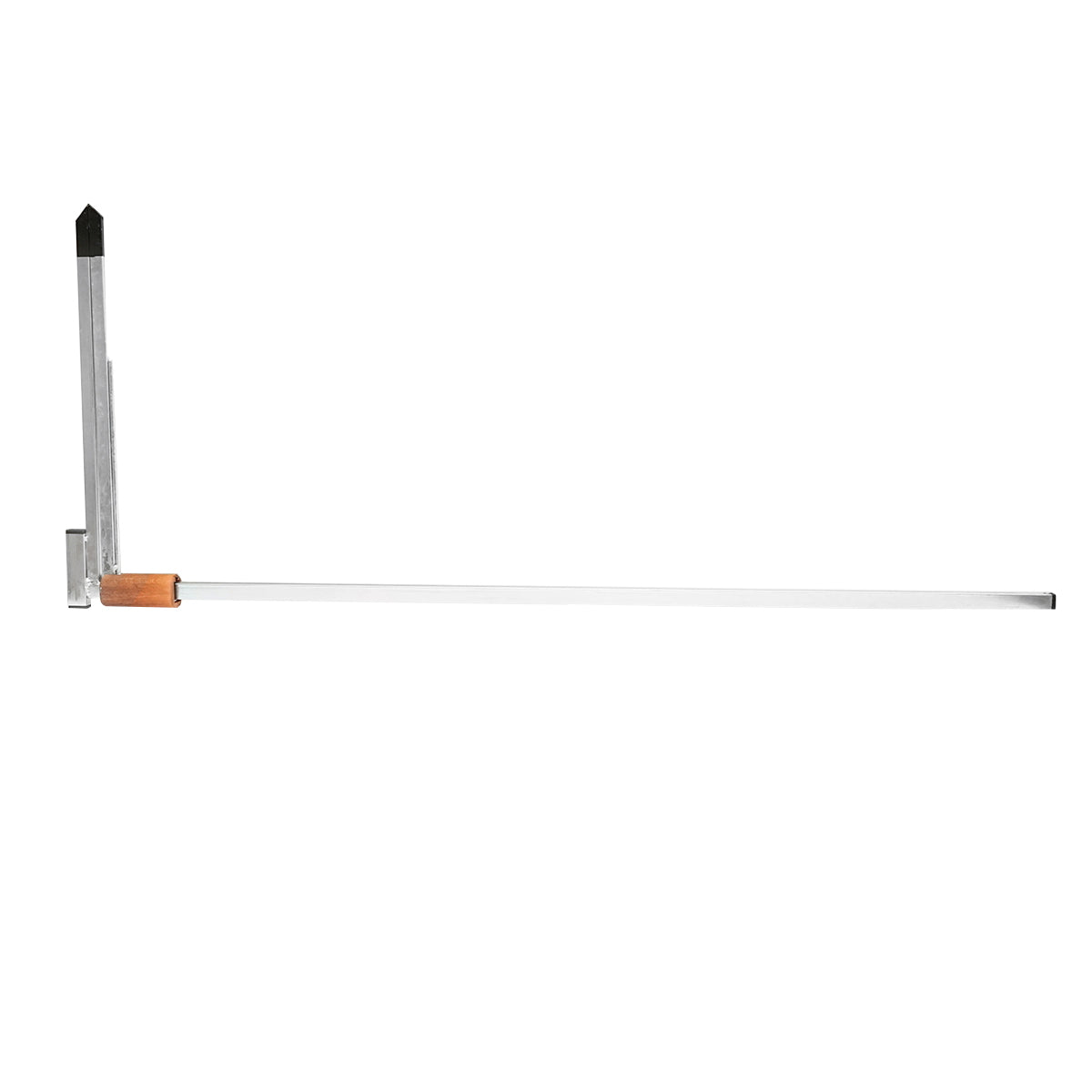 1200mm metal forest rake with wooden handle