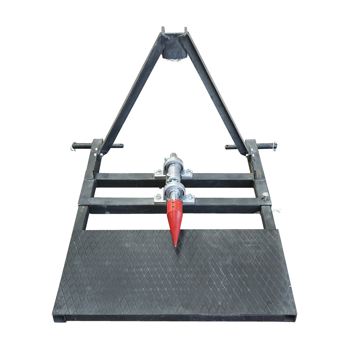 Wood splitter for tractor PTO shaft with 2 included conical chisels
