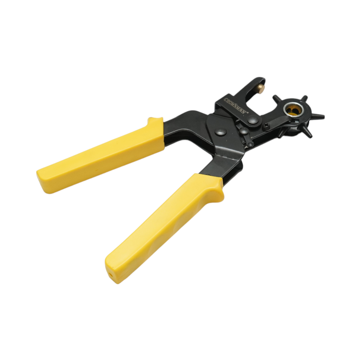 225mm rotary punch pliers with 6 heads 2-4.5mm Crownman
