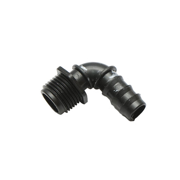 Drip pipe collar with external thread D16mmx1/2 for irrigation systems