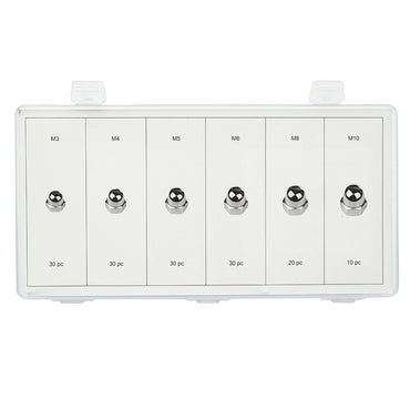 150-piece set of hexagon recessed nuts Breckner Germany