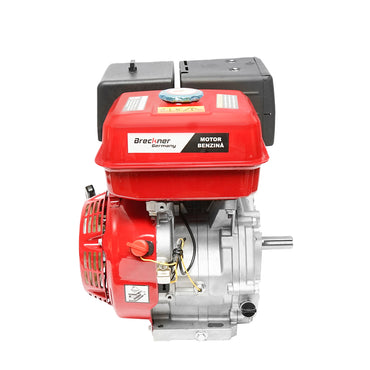 Gasoline engine 13HP, 4 strokes, 25mm shear pin shaft, pull start, Breckner Germany