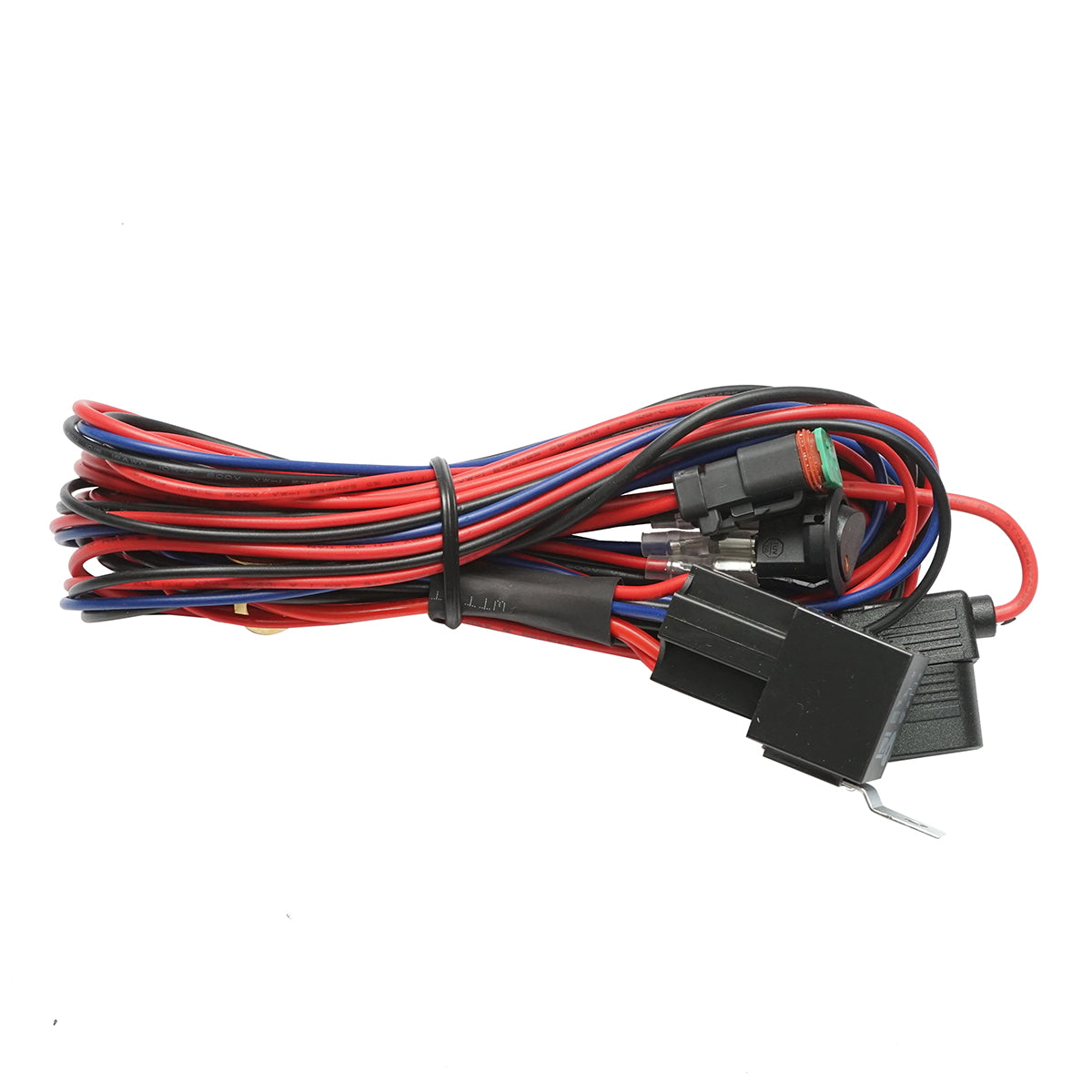 Wiring with relay button and fuse for 12V/40A projectors Breckner Germany