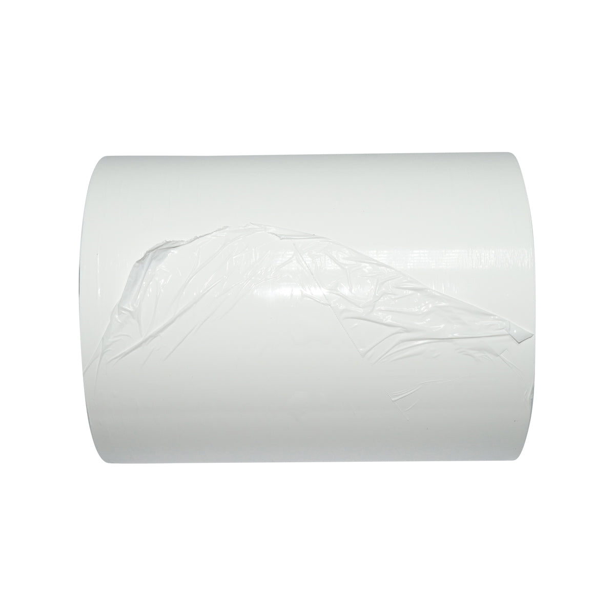 Unwrapped film for bales, White 330mm x 25mic x 1800m with UV protection, Breckner Germany