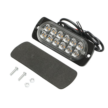 LED marker lamp 12-24V, 12W, yellow, 12 LEDs 110x40x12mm