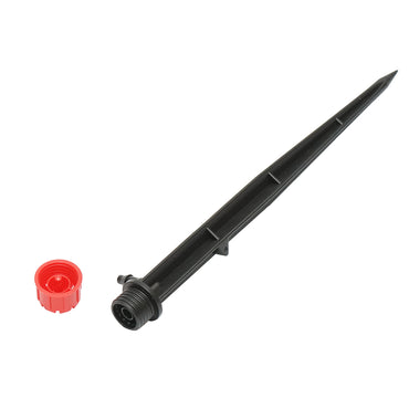 Adjustable micro sprinkler 0-70l/h with 15cm stake for irrigation systems