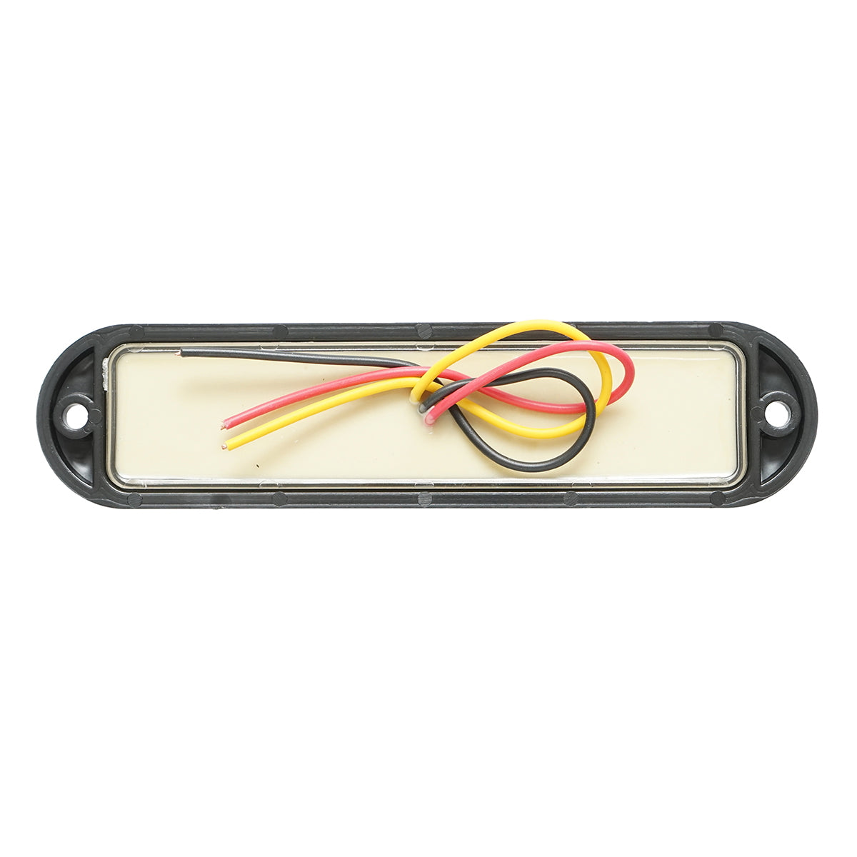 Side marker LED lamp 12-24V, white 4 functions 155x37mm, black frame Breckner Germany