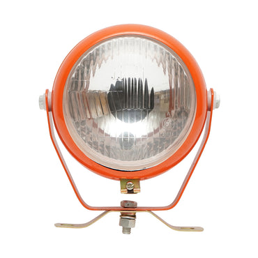 Adjustable orange work lamp, projector with switch for tractor or agricultural machinery 12V Breckner Germany