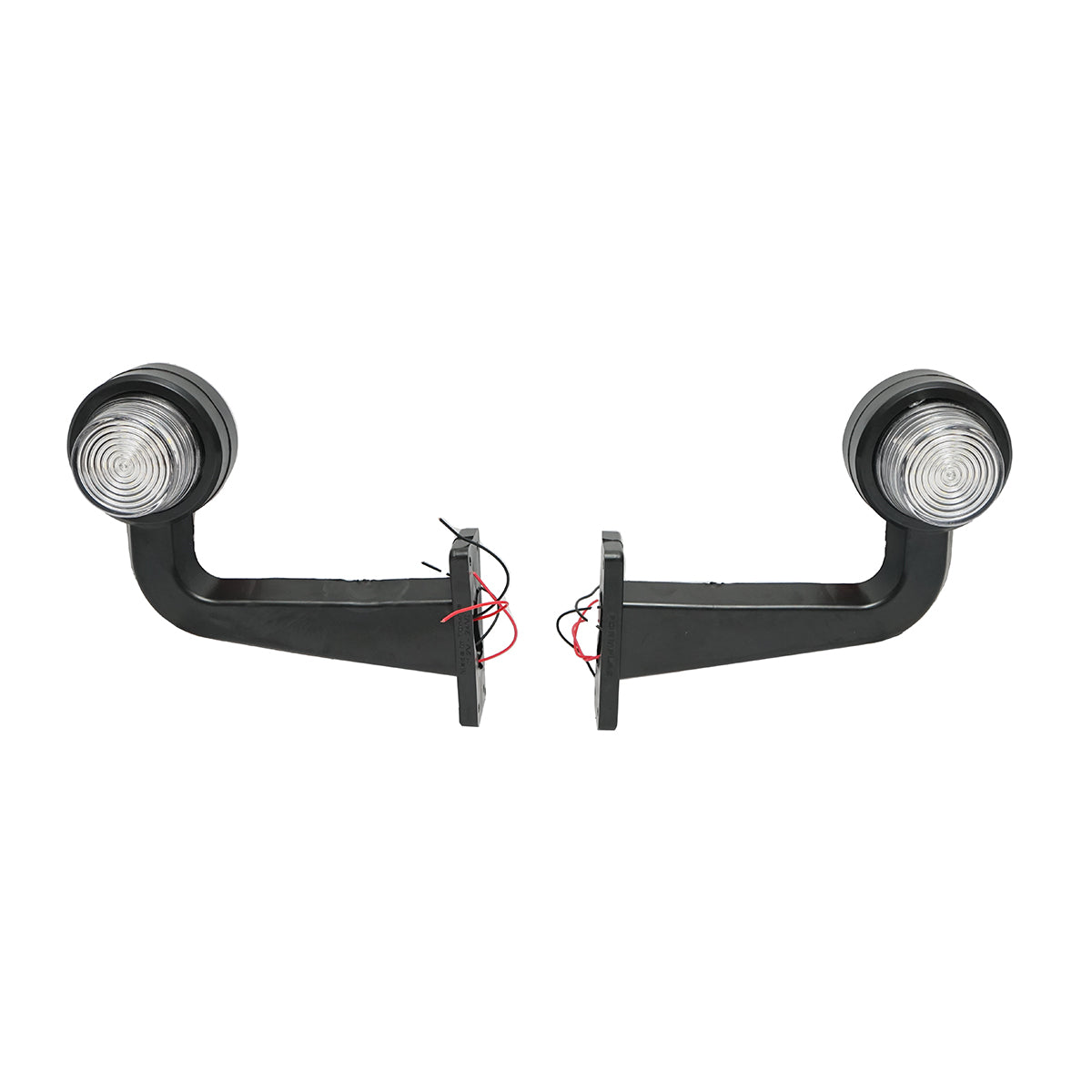 Set of LED side marker lamps with arm 12-24V, red-white FR0157 Breckner Germany