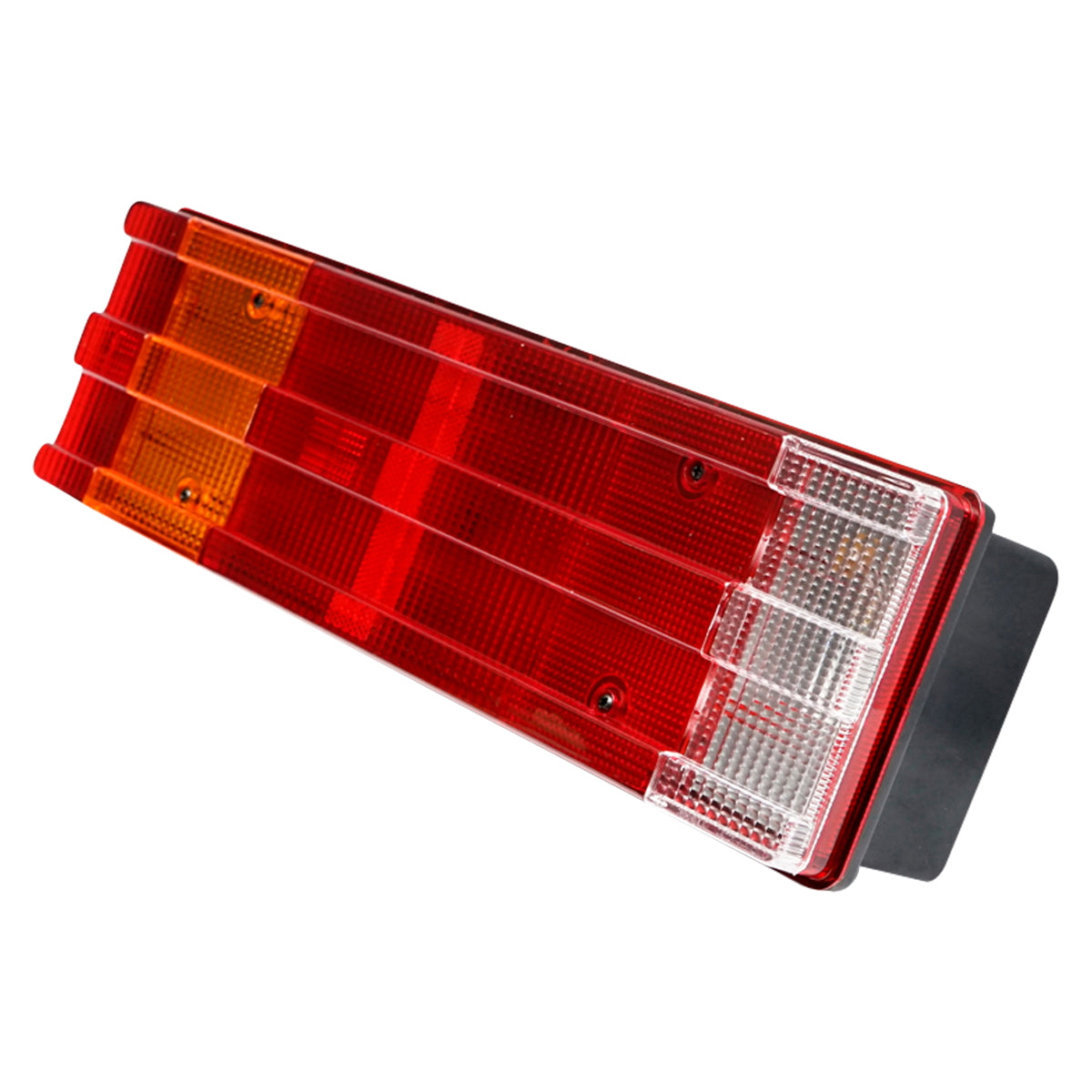 Right rear lamp with 7 functions and striped diffuser 480x113x90mm for DAF, MB ATEGO OEM code 1522386, 4.62376, A0035445303, A0035445703