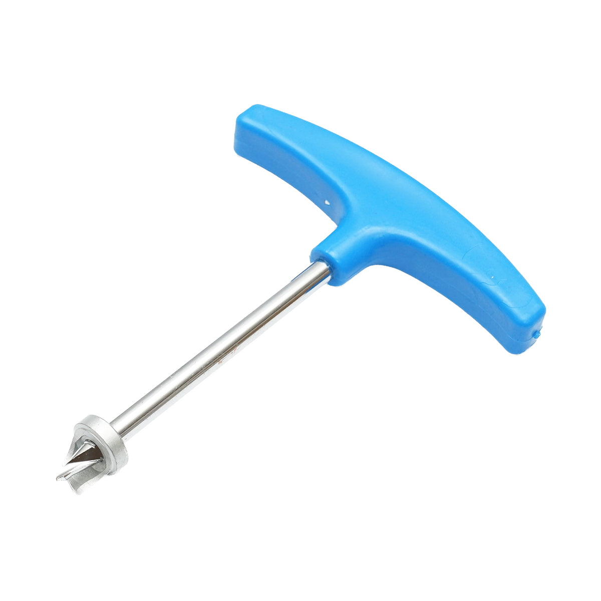 Manual drill for drilling pipes for 16 mm drip irrigation.