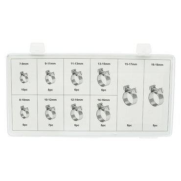 Clamping collar tool kit with screws 73 pieces Breckner Germany